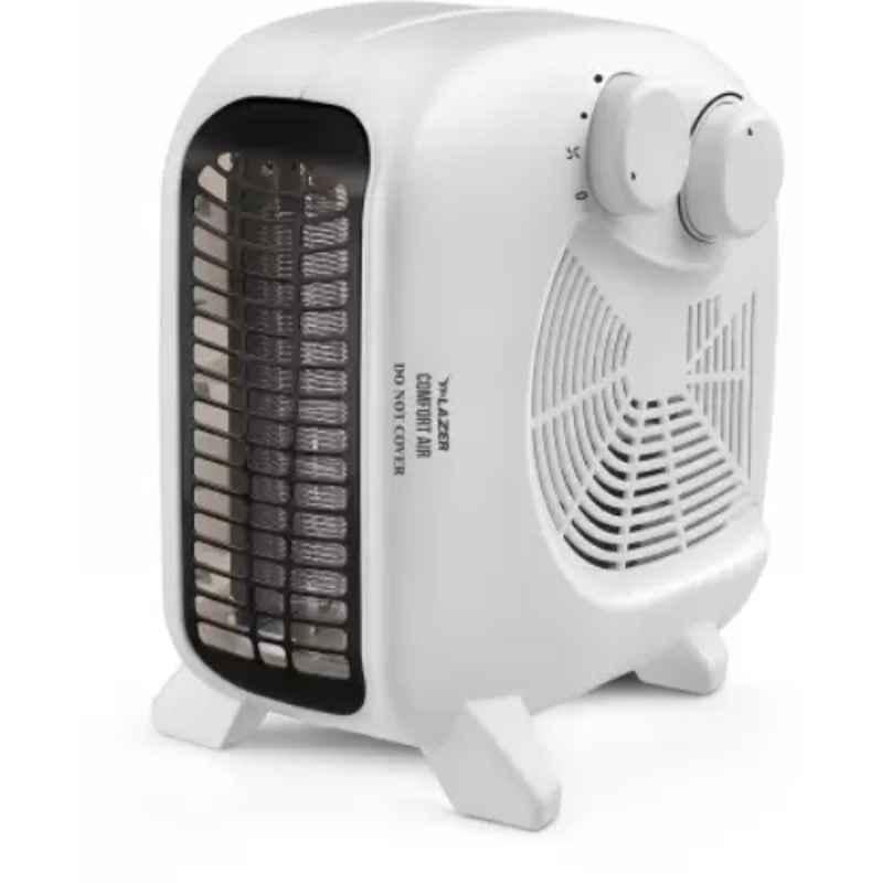 Lazer Comfort Air 1400W All in One White Fan Room Heater, COMFORTWHT