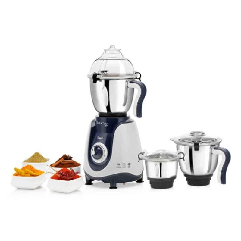 McCoy Elegant 750W Stainless Steel Mixer Grinder with 3 Jars