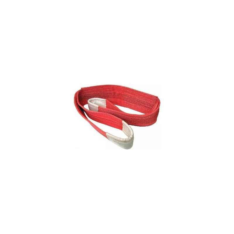 Ferreterro 5 Ton 8m Red Double Ply Flat Polyester Webbing Sling