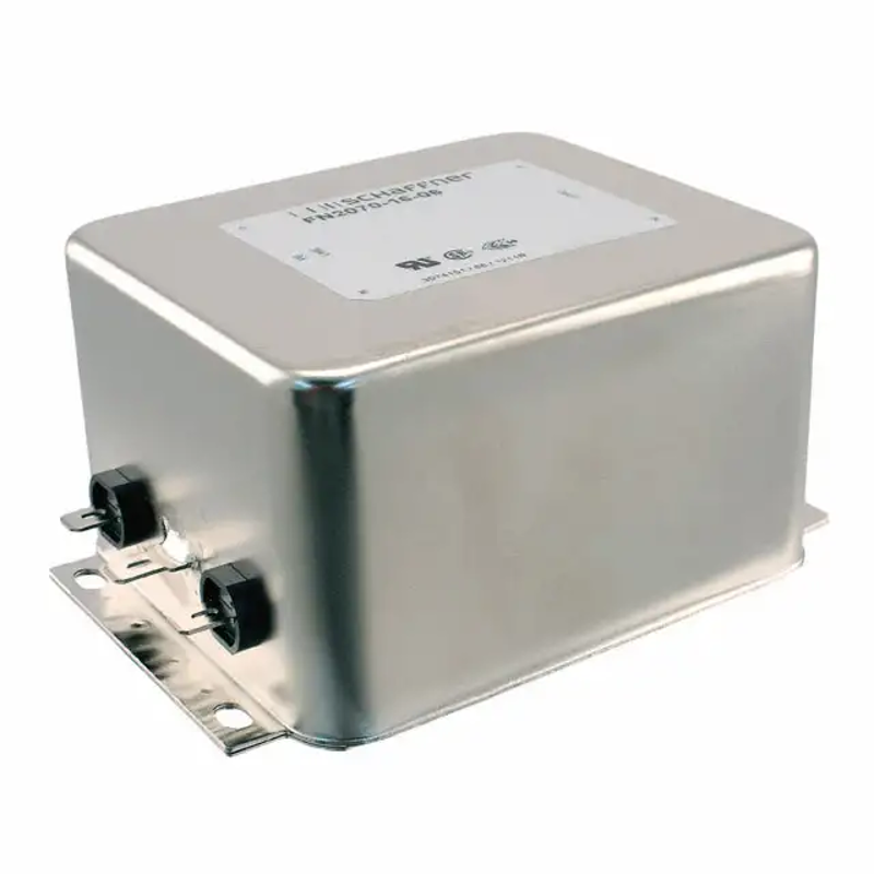 SCHAFFNER 16A 110V 250V AC DC to 400Hz Two Stage Single Phase EMC/EMI Filter, FN2070-16-06