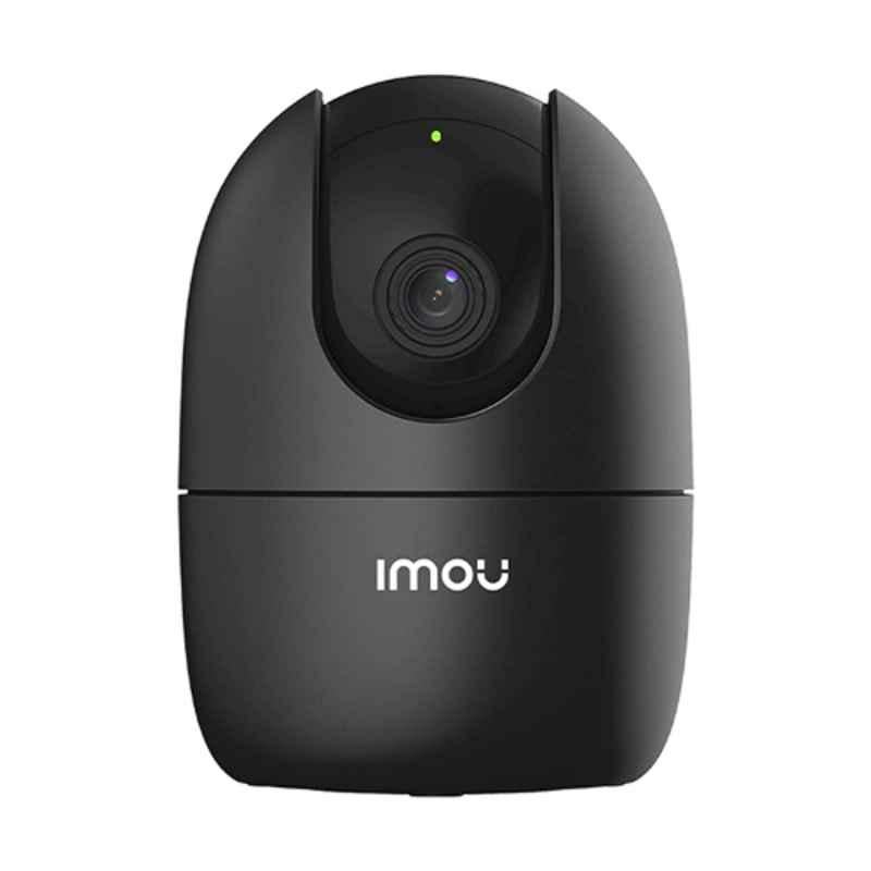 Imou IPC-A22EP Full HD 1080P 360 Degree WiFi Security Camera(Black) with Alexa & Google Assistant, 2-Way Audio, Night Vision, Up to 256GB SD Card Support & Ranger 2