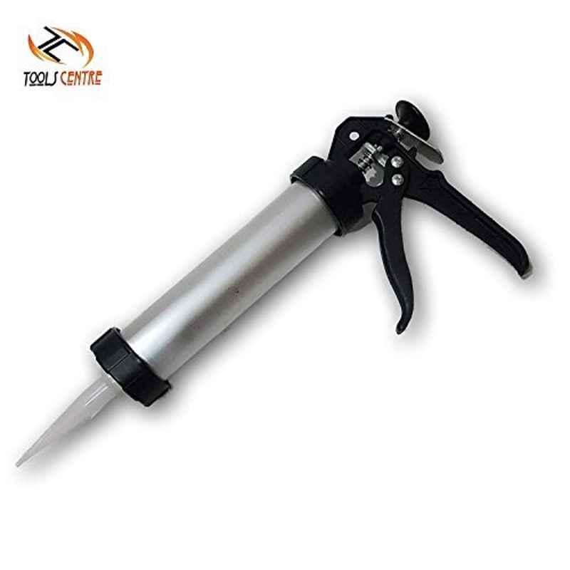 Krost Aluminium Silicon Gun, Glass Glue Gun For Handyman And Professional (Silver)