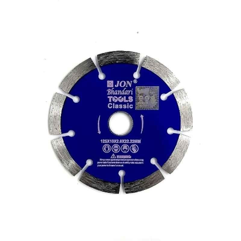 Jon Bhandari 125x2x22.2mm Premium Marble, Granite & Wall Cutting Blade for Marbles, Granites, Concrete, Brick Walls, Tiles & Various Stones, JB5