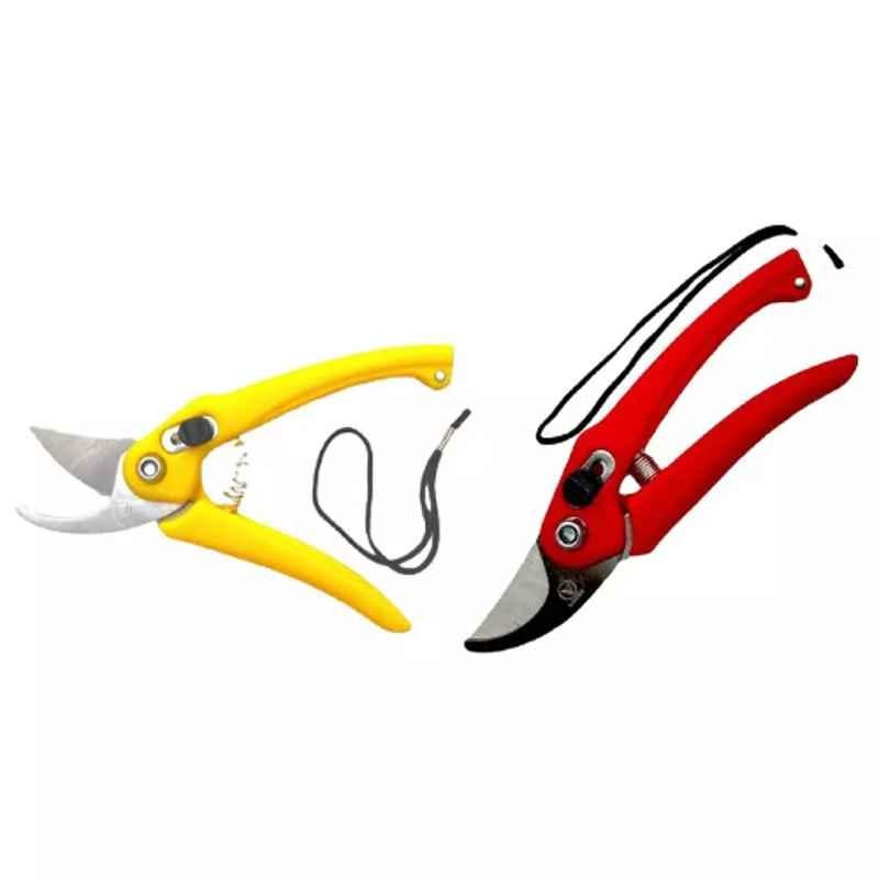 Sky Blue 0.98 inch Iron Bypass Pruner, SBPRUNERMDX0201 (Pack of 2)