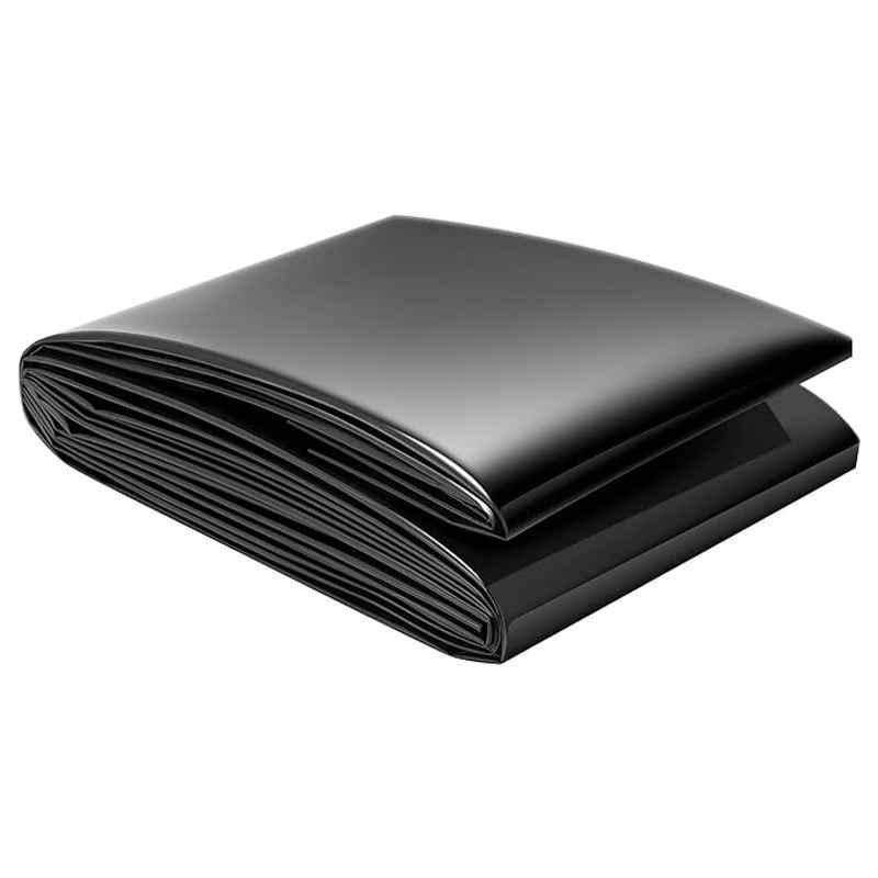 Singhal 2.10x20ft 200 Microns HDPE Black Pond Liner Sheet