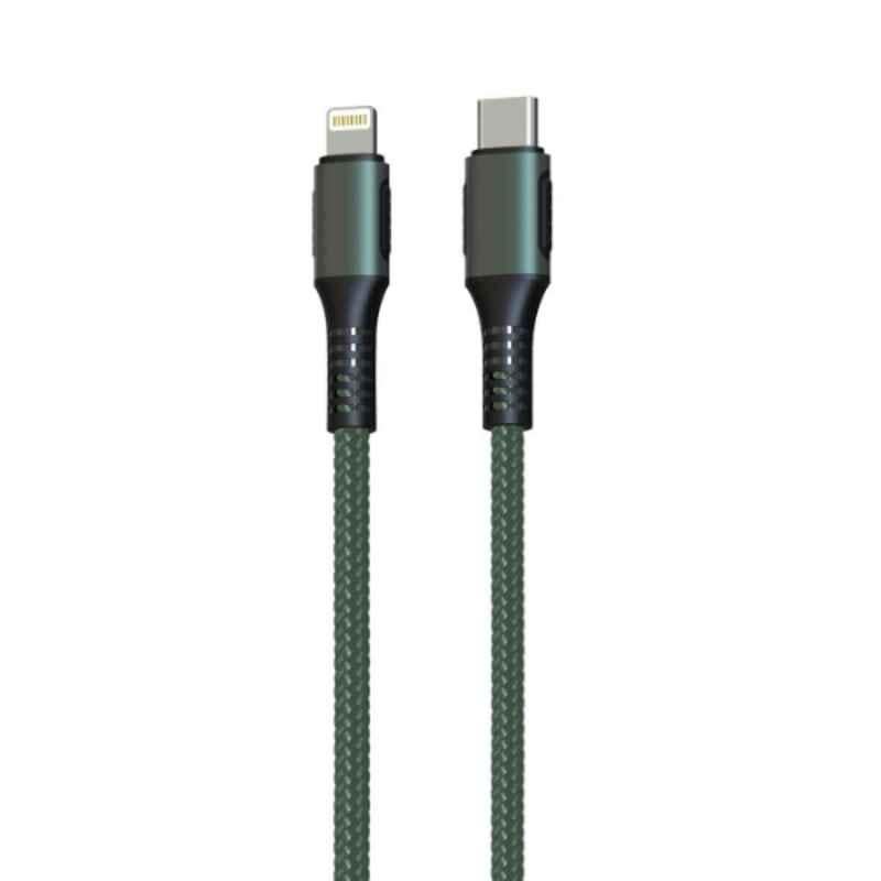 Portronics Konnect CL 3A 1.2m Type C to 8 Pin USB Cable, POR 1067