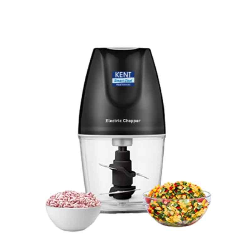 Kent 250W Plastic Black Double Chopping Blades Electric Chopper with 2 Jars, 116117 (Pack of 3)