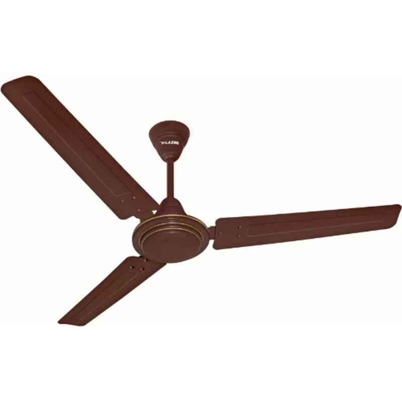 Lazer ECS 75W Rusty Brown 3 Blade Anti Dust Ceiling Fan, ECS48RB, Sweep: 1200 mm