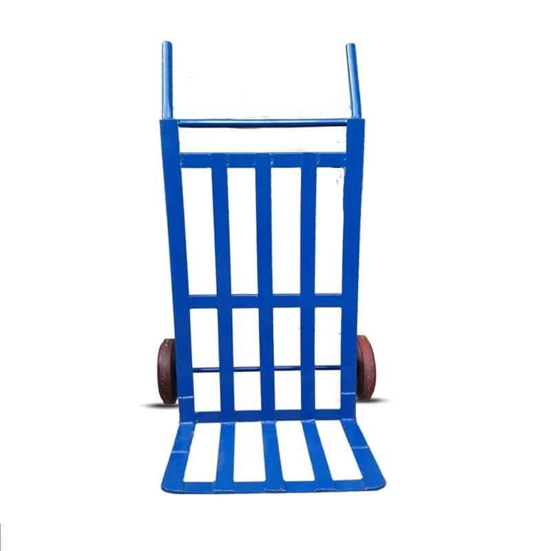 Akura 350kg Mild Steel Blue Manual Hand Truck Trolley, HT455BLU001