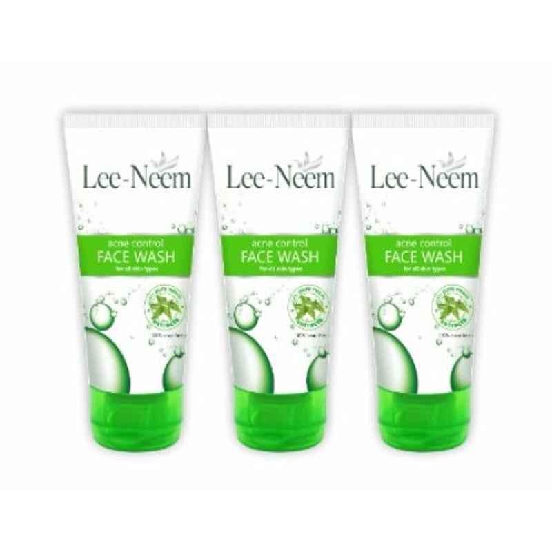 Leeford Clinsol 70g Neem Anti-Acne Face Wash for Acne & Pimple Free Skin (Pack of 3)