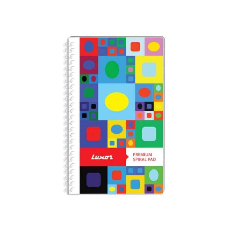 Luxor 218x133mm 100 Pages 70GSM Premium Spiral Pad, 20556 (Pack of 500)