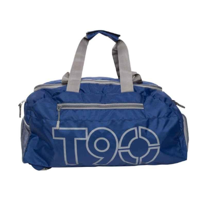 Barcelona T-90 45L Polyester Blue Duffel Cum Backpack with Shoes Compartment