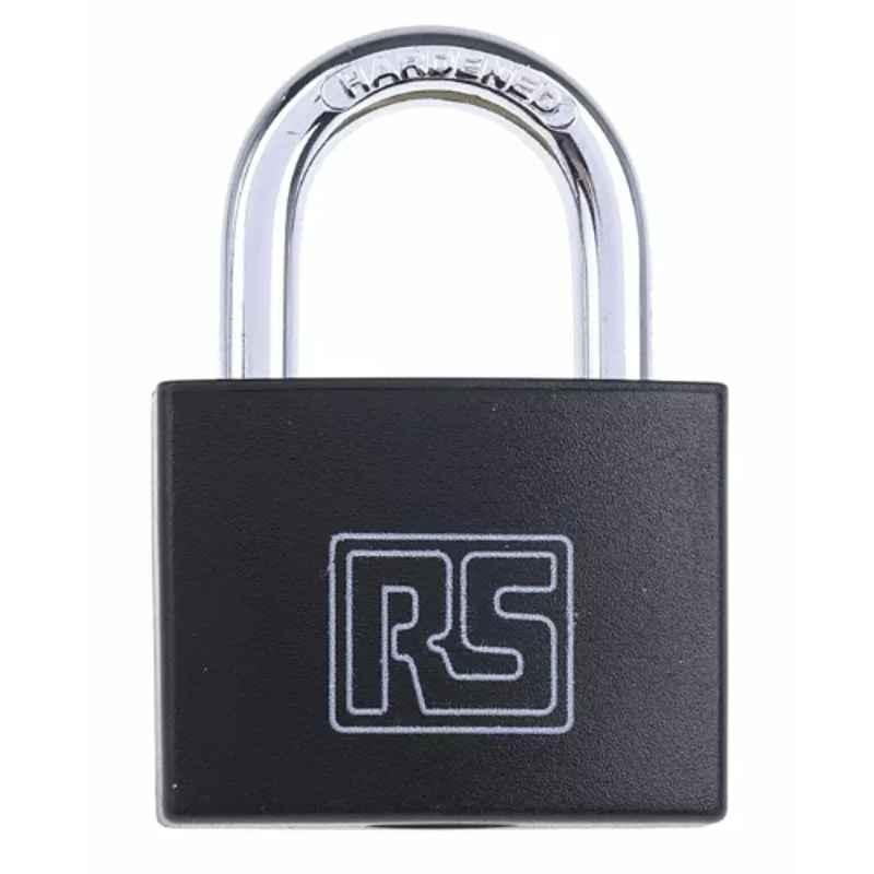 RS Pro 6x43mm Key Weatherproof Brass Padlock, 8274394