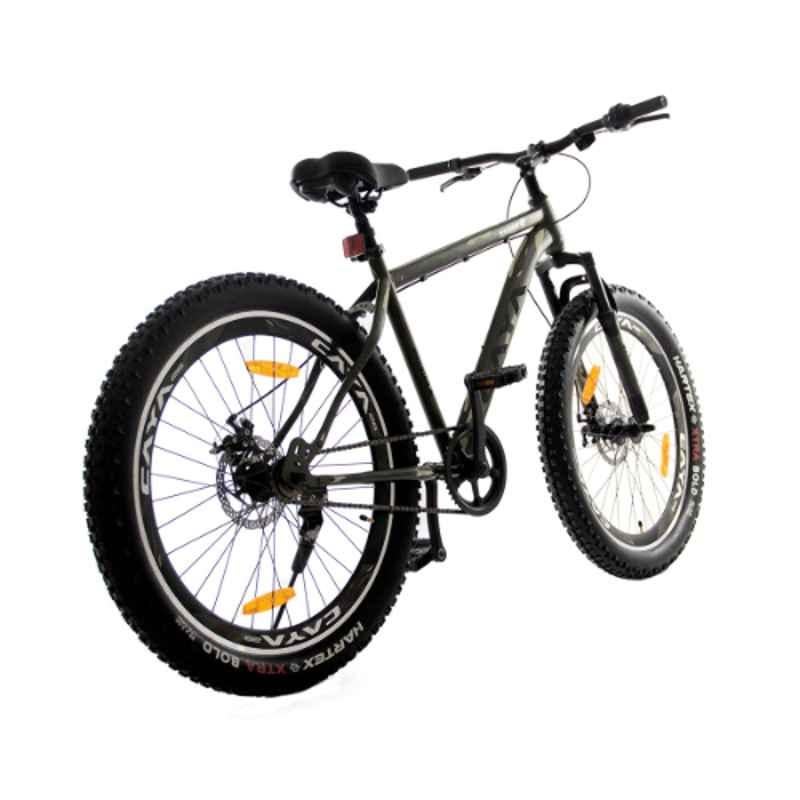 Caya Warrior-26 18.5 inch Steel Matt Army Green Adult Cycle, Tyre Size: 26 inch