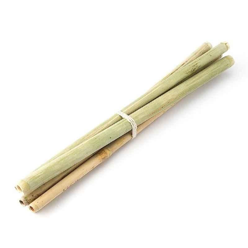 Goli Soda Reusable Brown Bamboo Straws with Cotton Pouch, GSBS001 (Pack of 6)