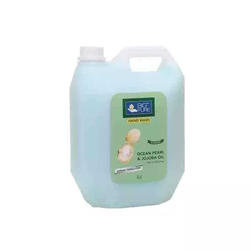 Big Pure 5 Litre Ocean Pearl & Jojoba Oil Pealised Type Liquid Hand Wash, HWPOP5L