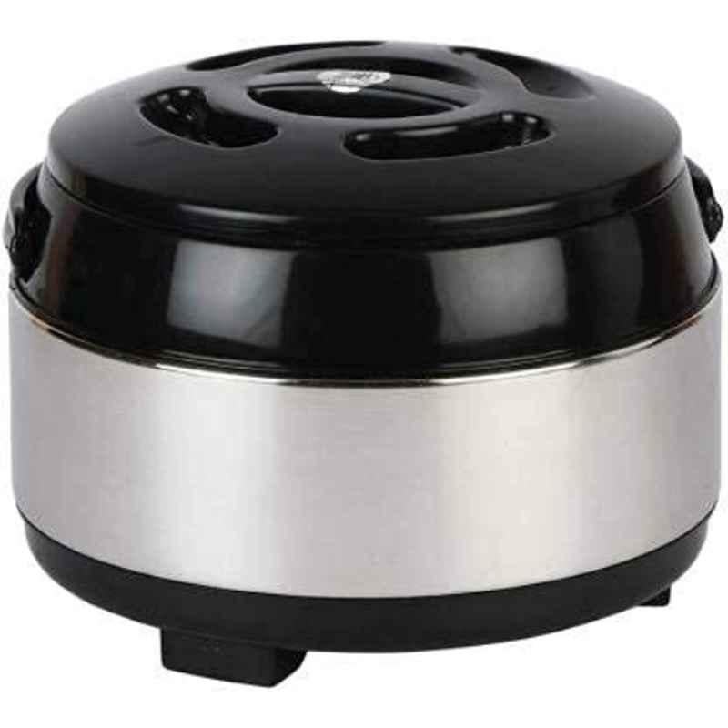 Milan 2500ml Stainless Steel Silver Hot Pot (Pack of 3)