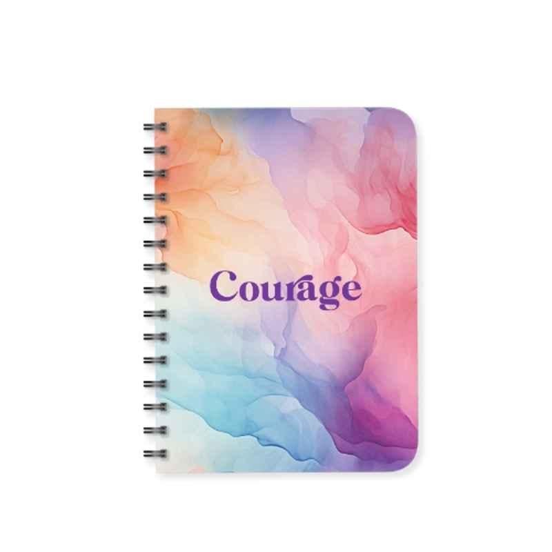 Sundaram 160 Pages 14.8x21cm Spiral Bound Wiro Single Line A5 Notebook for School, Home & Office, DY-6 (Pack of 9)