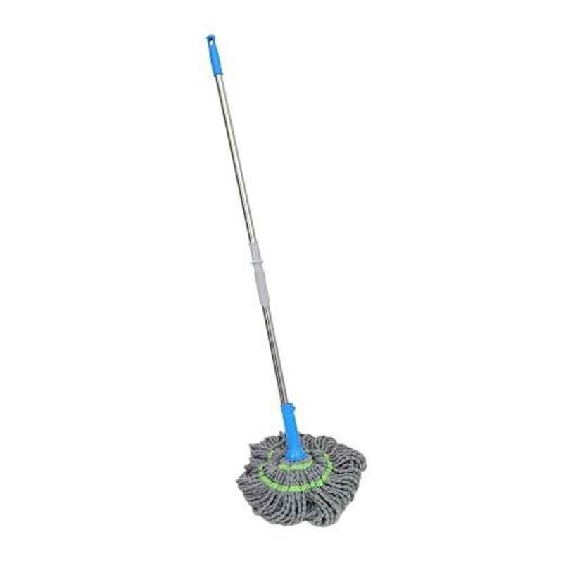 Hanbaz ABS Blue Easy Smart Microfiber Mop