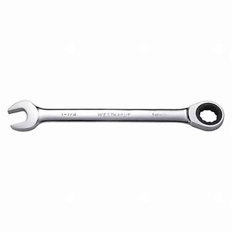 Westward 16-3/4 inch Alloy Steel Chrome Ratchet Wrench, 54PN38