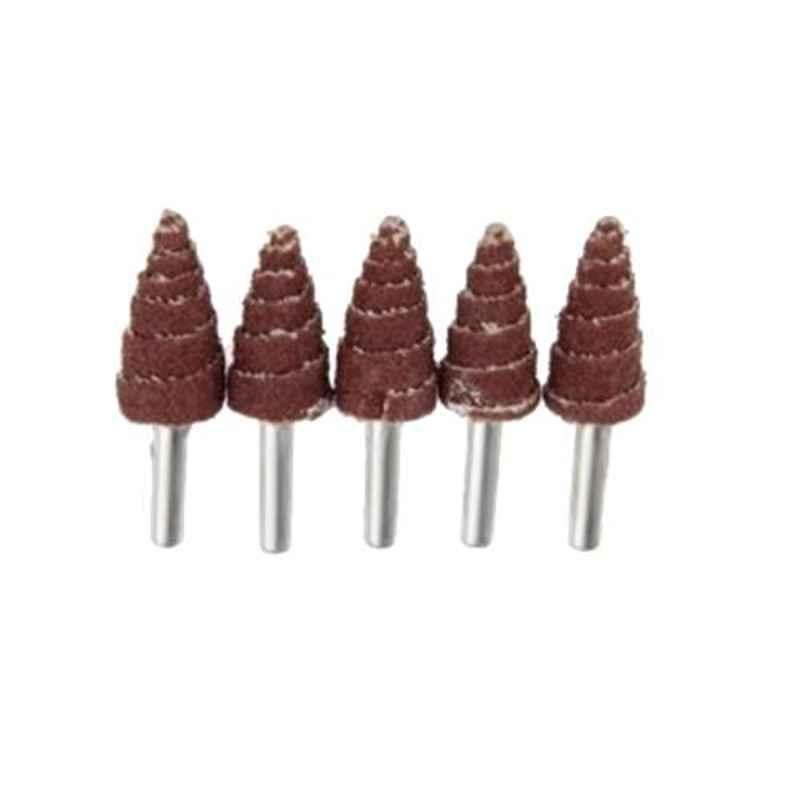 GSK Corporation 5 Pcs 16x40x6mm 240 Grit Sandpaper Deburring Polishing Flap Wheel Set