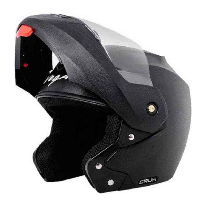 Vega Crux Black Flip up Helmet, Size (xxlarge, 580 mm)