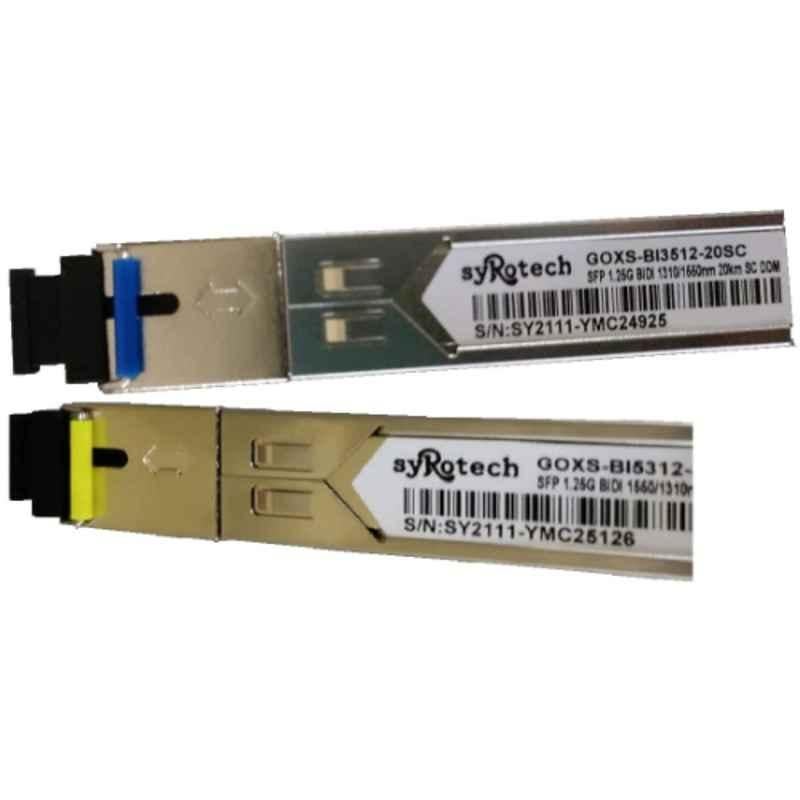 Syrotech GOXS-BI5312-20SC & GOXS-BI3512-20SC SFP Bi-Directional Transceiver Combo
