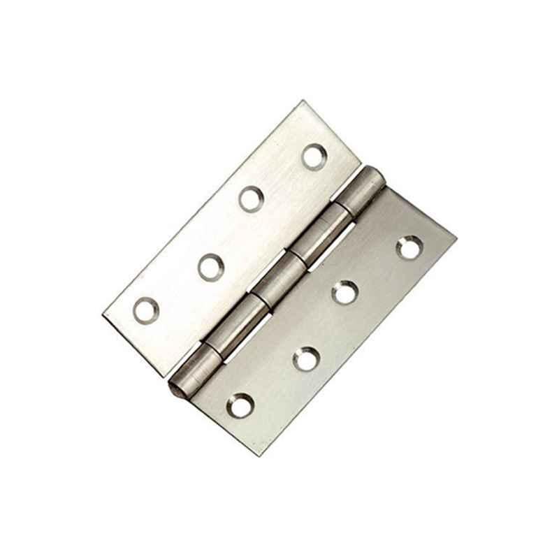 Smart Shophar 6x1.25x2 inch Brass Nickel Silver Railway Hinge, SHA10HG-RAIL-NS6X1.25X2-P1