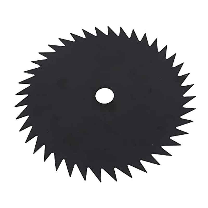 Farmo Tools 80T Metal Black Heavy Duty Brush Cutter Blade for Engine, DSNE004
