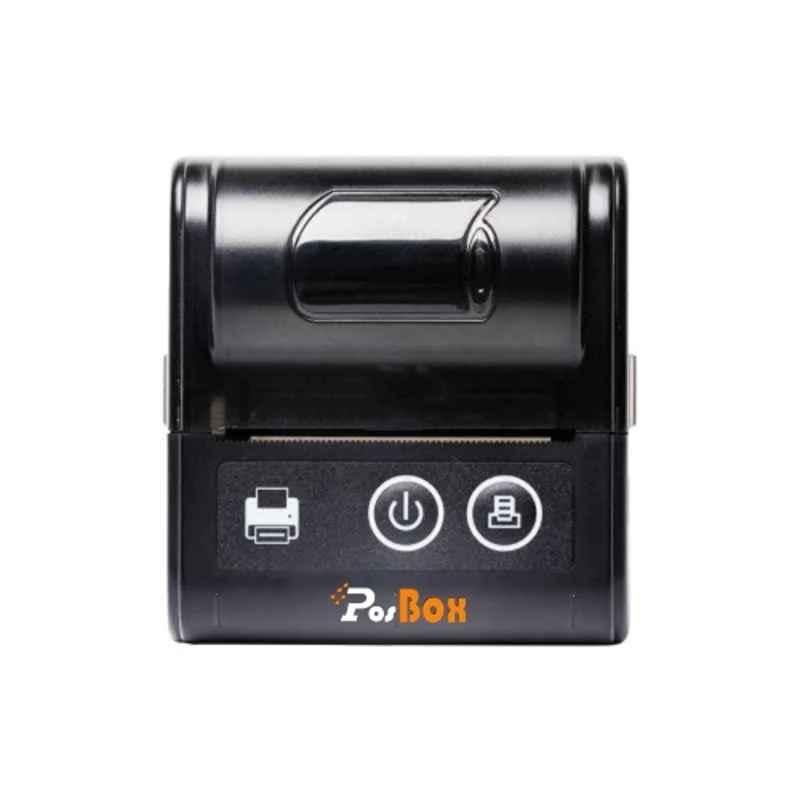 PosBox M58BT-B Bluetooth Thermal Label Printer 2 inch USB & Bluetooth Portable Receipt Printer with 1 Year Warranty and 2600mAh Rechargable Battery