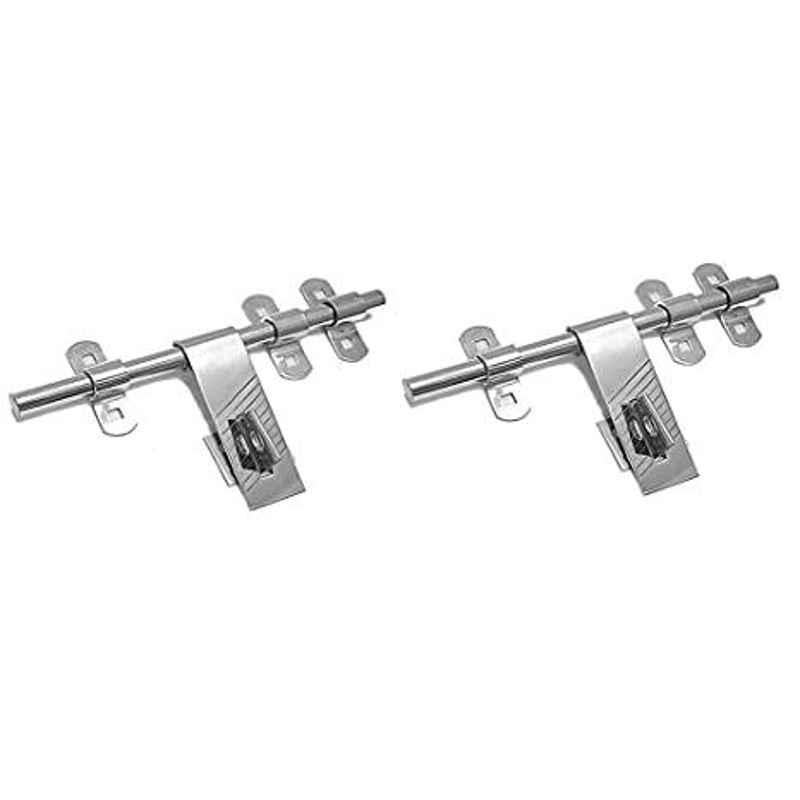 Smart Shophar 12 inch Stainless Steel Silver Stall Aldrop, SHA40AL-STAL-SL12-P2 (Pack of 2)
