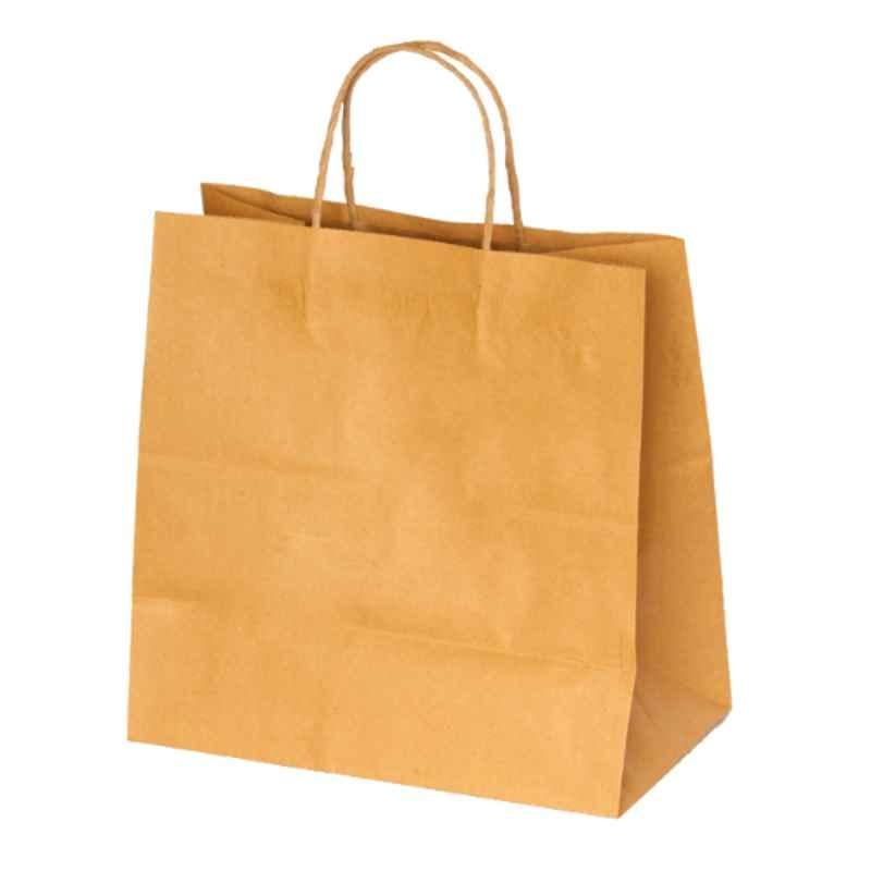 Dutta Enterprise 11x6x11 inch Brown Kraft Paper Bag , 0003 (Pack of 50)