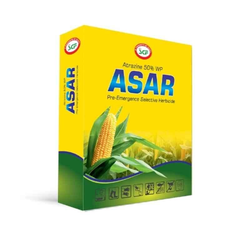EBS ASAR 500g Atrazine 50% WP Herbicide with Selective Systemic Pre & Post-Emergence for Maize & Sugarcane (Pack of 4)