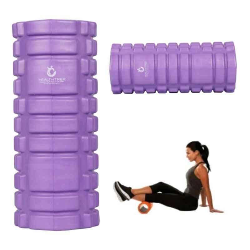 Healthtrek 33cm Purple EVA Foam Roller for Trigger Points