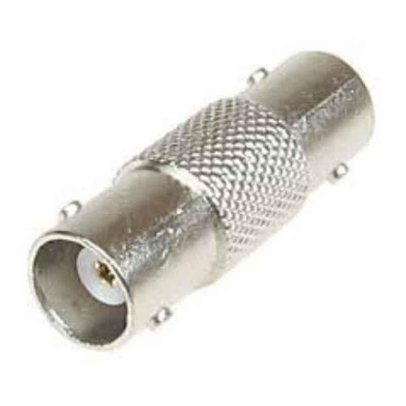 Usewell Metal Silver Tone BNC Female to Female Connector for CCTV Camera