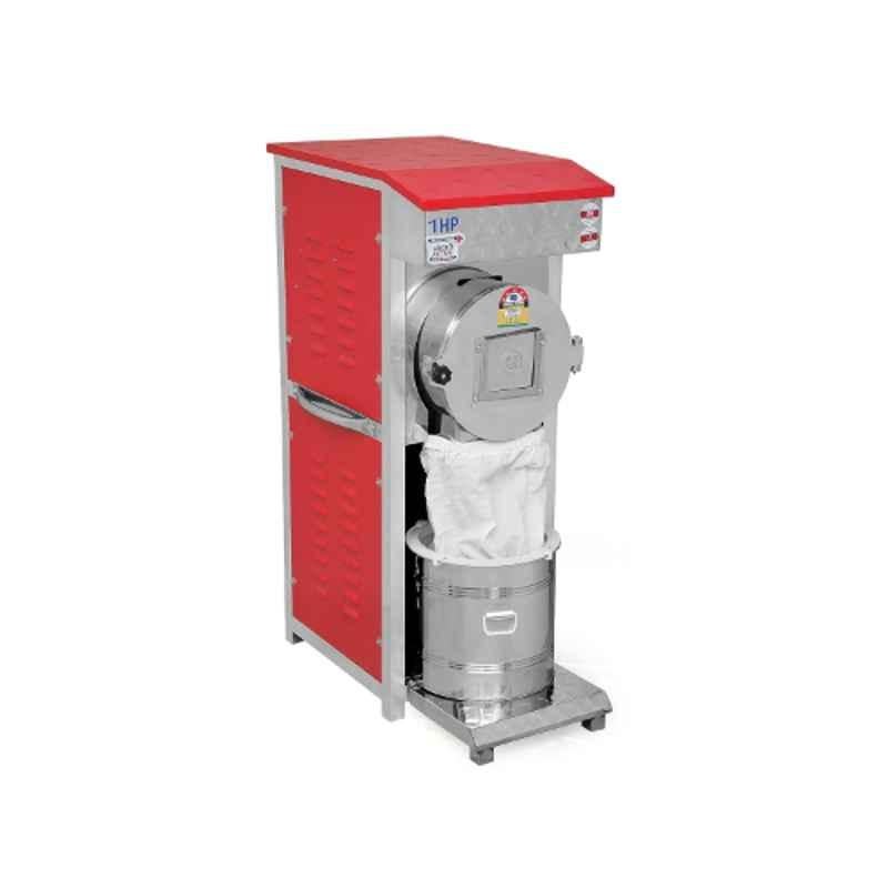 Microactive 1HP Stainless Steel Ignite Red 2 in 1 Fully Automatic Masala & Flour Mill Machine