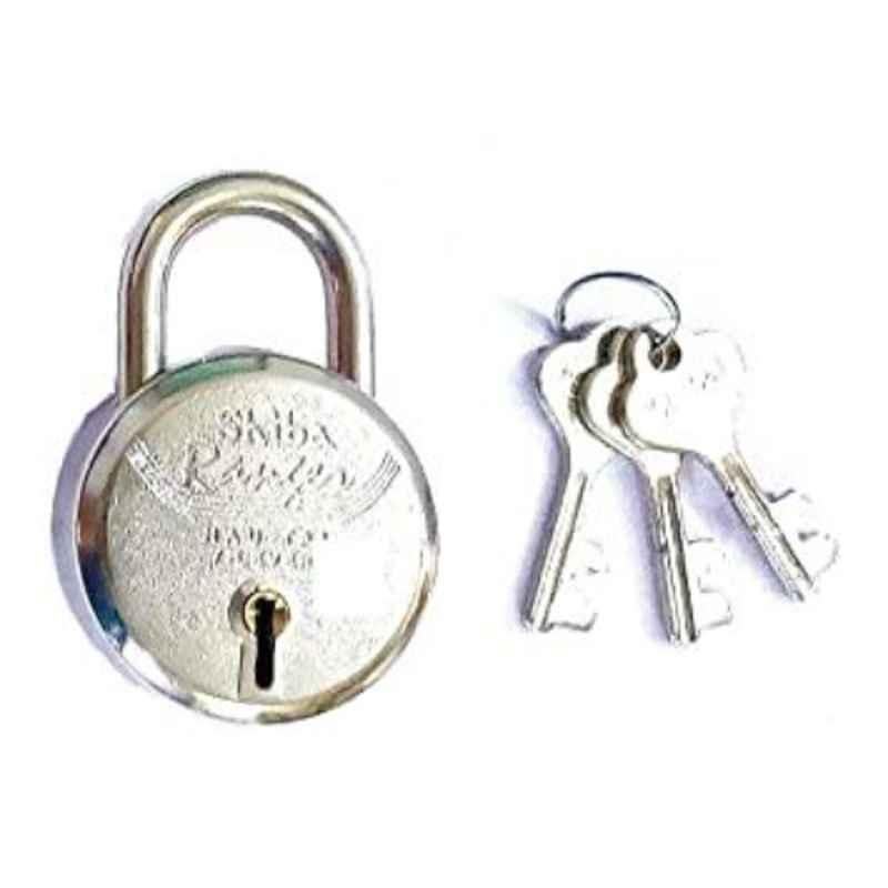 Smart Shophar 65mm Steel Silver Ranger Padlock, SLK80PD-RANG-SL65-P1 (Pack of 6)