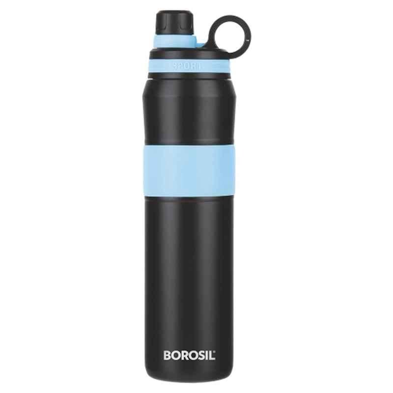 Borosil Thirst Burst 800ml Stainless Steel Arctic Hydra Vacuum Insulated Flask Water Bottle, BT0800TA101