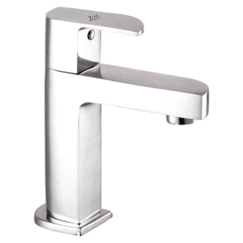 Zoie Olive Brass Silver Chrome Finish Pillar Cock, Z21001