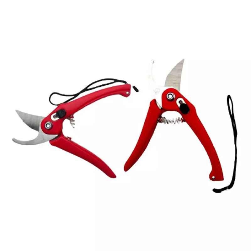 Sky Blue 0.98 inch Iron Bypass Pruner, SBPRUNERMDX0246 (Pack of 2)