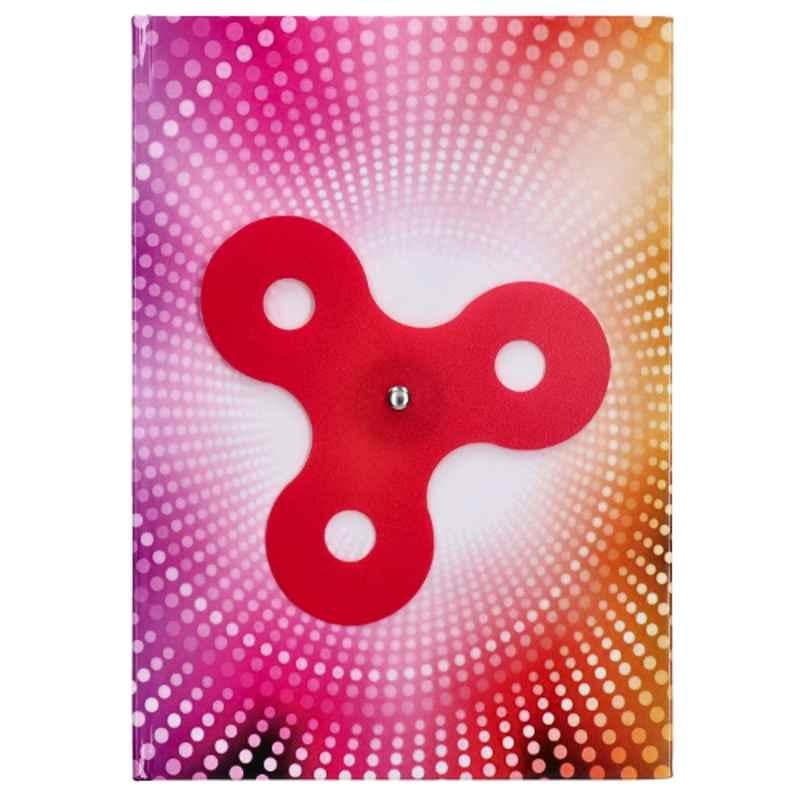 Navneet Spinner Youva A5 240 Pages Single Line Case Bound Notebook, 23879B