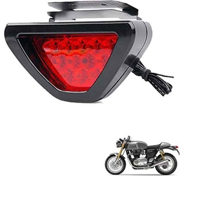 Kozdiko 12 LED Triangle Shape Bike Brake Light with Flash Mode for Triumph Thruxton, koz_94807
