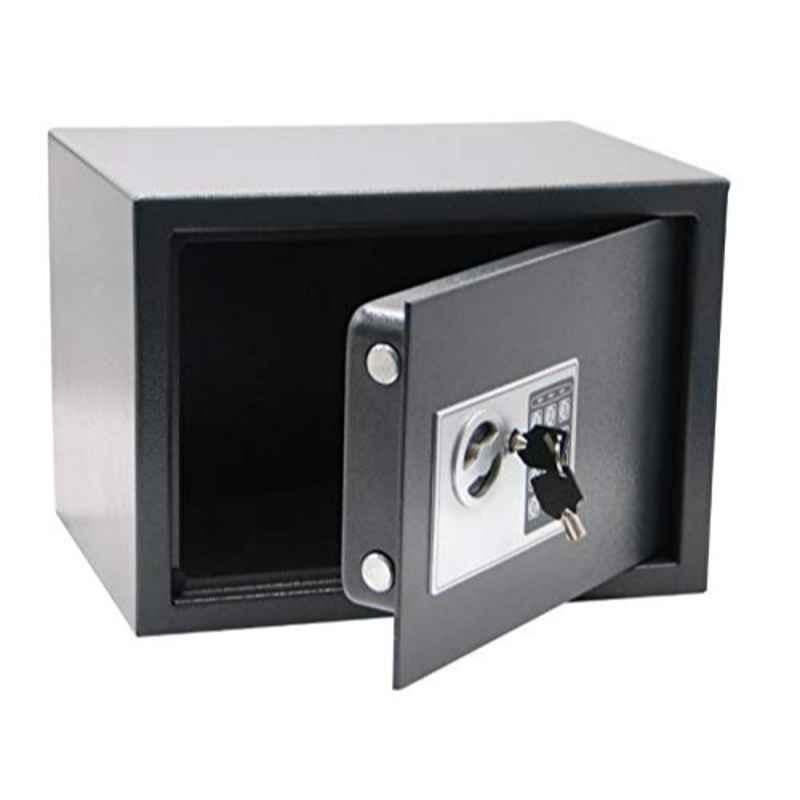 Gobbler GS170D Dark Grey Digital Electronic Safe Locker Box for Home and Office for Jewellery Money Valuables