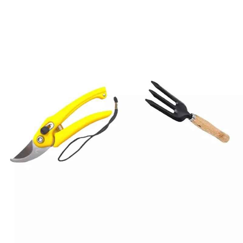 Sky Blue 0.98 inch Iron Bypass Pruner, SK_BL_PRUNER0008 (Pack of 2)