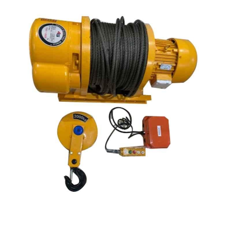 4G 1.5 Ton 100m Three Phase Electric Winch