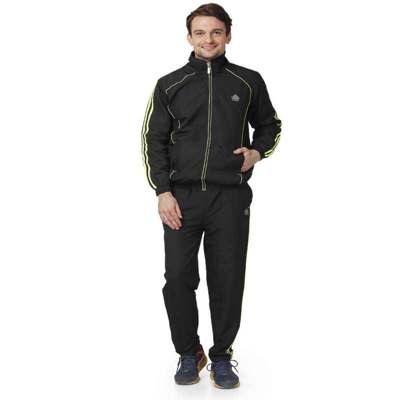Abloom 125 Black & Parrot Green Tracksuit, Size: M