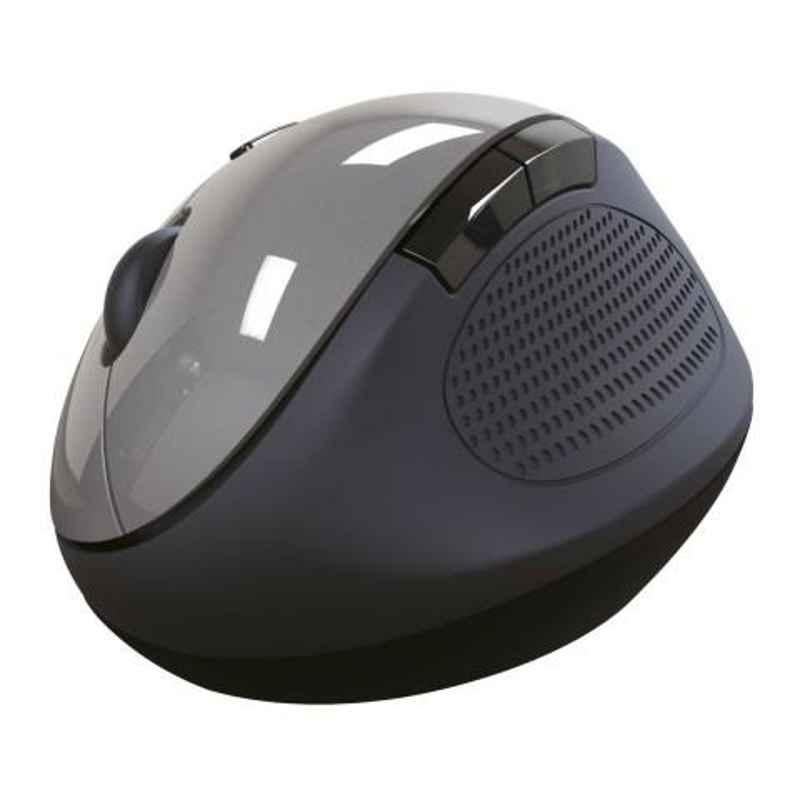 Portronics Puck Grey Wireless Mouse with Optical Sensor, POR 690 (Pack of 5)