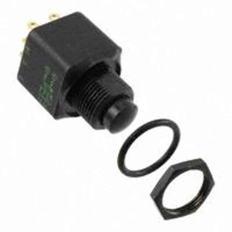 Apem 13000 4A 28V DPDT Pushbutton Switch, 134454X778