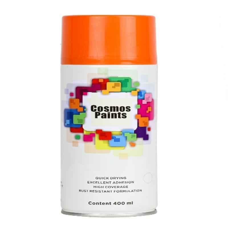 Cosmos 400ml Fluorescent Orange Spray Paint, COS-1006