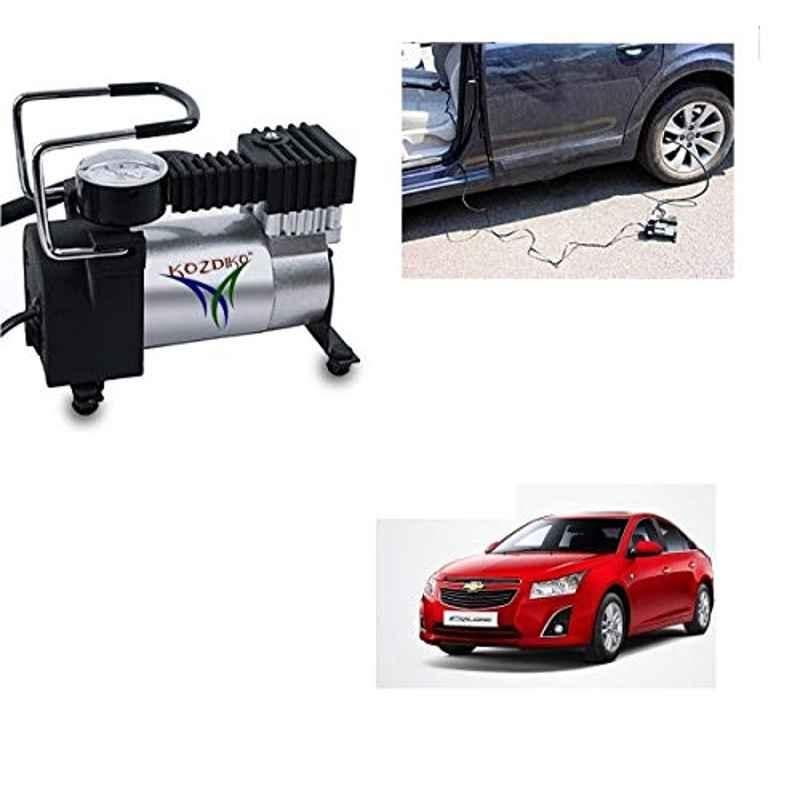 Kozdiko 12V DC Heavy Duty Metal Tyre Inflator for Chevrolet Cruze, Tyre_Inflator_D197